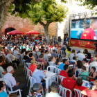 Unes 600 persones van veure la semifinal del Mundial entre França i Bèlgica a la pantalla gegant de Balaguer