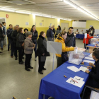 Imagen de archivo de un colegio electoral en la ciudad de Lleida durante las elecciones del 10 de noviembre de 2019.