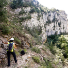 Imatges de les tasques de control dels despreniments de Mont-rebei