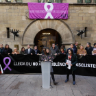 Acte institucional del Dia internacional contra la violència masclista a la Paeria