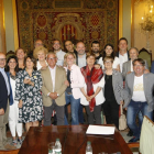 Sessió extraordinària a l'ajuntament de Lleida abans de l'elecció del nou equip de govern municipal.