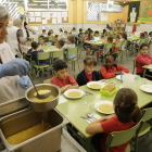 El comedor escolar del colegio Joan Maragall, en La Bordeta.