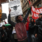 Manifestació d’estudiants argentins contra les retallades enmig de la greu crisi del país.