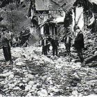 Imagen del resultado de las inundaciones en Esterri en 1937.