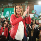 La candidata socialista a la reelecció a la Junta andalusa, Susana Díaz.