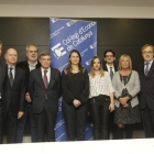 Foto de família dels participants en les jornades del Col·legi d’Economistes de Lleida.