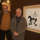 Masoliver y Rossell, en Lleida en 2005 en la exposición ‘Lo Quixon’.