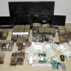La Policia Nacional va decomissar 157 quilos d’haixix i dos de cocaïna, una de les partides de droga més grans dels últims mesos.