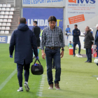 Siviero, abatut durant el Lleida-Barça B de la passada jornada.