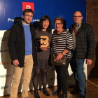 Anna Terés recogió el premio el viernes en Madrid acompañada de su marido y sus familiares.