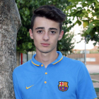 Aleix Porras, un atleta d’Alpicat que pertany al FC Barcelona.