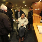Lluís Virgili, en cadira de rodes, no es va perdre el gener del 2014 l’estrena de l’auditori de l’Espai Orfeó.