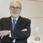 L’exvicepresident del Govern i exministre d’Economia Pedro Solbes, ahir a Lleida.