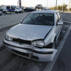 Accident amb tres vehicles implicats a l'LL-11 a Lleida ciutat