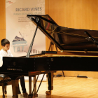 Ayer participaron en el concurso en el Auditori los 17 jóvenes pianistas inscritos de hasta 14 años.