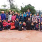 Una trentena de nadadors han participat en el campus de Nadal del CN Lleida.