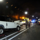 Accidente múltiple en un túnel en Súria