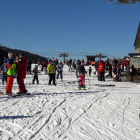 Les pistes de Port Ainé, al Sobirà, van comptabilitzar més de 3.000 persones el cap de setmana passat.