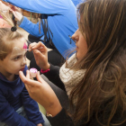 El maquillaje infantil, uno de los talleres en Cervera.