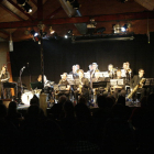 Actuació de la Big Band de Lleida dimarts passat a la nit.