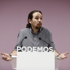 Imagen del secretario general de Podemos, Pablo Iglesias.