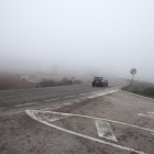 Imagen del acceso de la carretera L-310 a La Figuerosa (Tàrrega). 