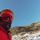 Marc Màrquez va penjar a Twitter aquesta foto esquiant a Andorra.
