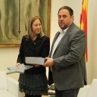 La portavoz del Govern, Neus Munté, y el vicepresident, Oriol Junqueras, en una imagen de archivo.