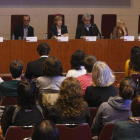 El Saló Víctor Siurana de la UdL acogió la presentación de la gramática y la ortografia catalanas. 