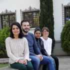 Joana, Ángel, Priya y Sarah, 4 jóvenes investigadores en la UdL.