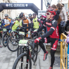 La Hivernal de Cervera batió el récord de participantes con 650 ciclistas en la salida.
