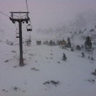 La estación de Tavascan consiguió ayer registrar cerca de 50 centímetros de nieve. 