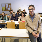 Mohamed El Amrani y los asistentes en la Universidad de Lleida para hablar de la ‘Xarxa de Convivència’
