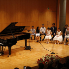 Jovencísimos participantes en el 1st Ricard Viñes Piano Kids and Youth.
