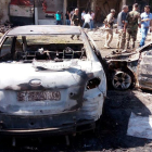 Tres cotxes bomba sacsegen Damasc i deixen almenys 21 morts