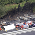L'accident es va produir a l'autopista A9, a l'altura de Stammbach, a l'estat federat de Baviera.