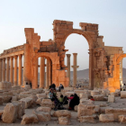 Imatge de la ciutat monumental siriana de Palmira.