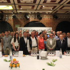 Foto de familia de la cena que organizó el Grupo ICG para felicitar al Llista por su gran campaña.