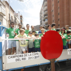 El DKV Borges Vall celebra amb una rua el seu títol de la Copa del Rei
