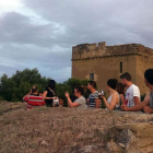 Los ‘igers’ de Lleida visitan el Castell Templer de Gardeny 