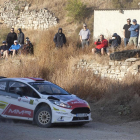Los aficionados no quisieron perderse los tramos de los pilotos del Rally de Cervera.