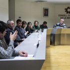 Un momento de la reunión del pasado miércoles.