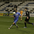 Un gol de Cristian Alfonso en el añadido da los tres puntos al Lleida ante el Ebro (1-0)