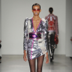 Models amb les propostes de Custo Barcelona van desfilar ahir a la passarel·la de la Setmana de la Moda de Nova York.