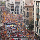La manifestación de la Diada en Barcelona en 2021.