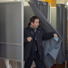 Benoît Hamon, tras votar.