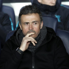 Luis Enrique, en el banquillo el pasado martes ante el PSG.