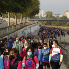 Una caminada contra el càncer a Lleida