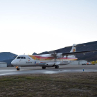 Imagen de archivo de un avión del vuelo regular desde Madrid al aeropuerto de la Seu d'Urgell.