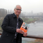 David Cirici, autor de ‘El setè àngel’, ayer de promoción en Lleida.